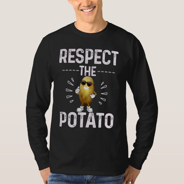 Respect The Potato Best Root Vegetable Potato Vega T-Shirt (Vorderseite)