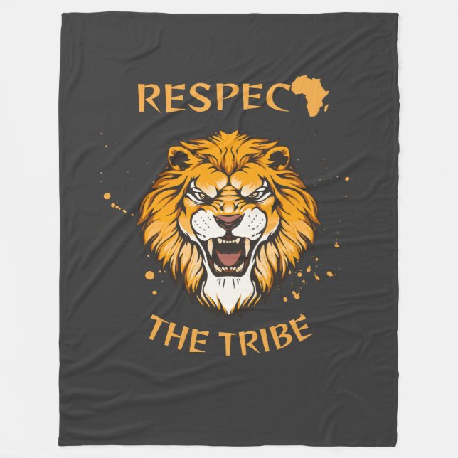 Respect the Tribe | Fleece Blanket (Vorderseite)