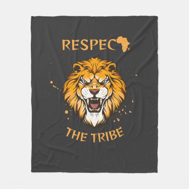 Respect The Tribe | Fleece Blanket (Vorderseite)