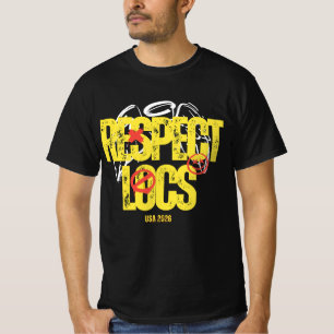 "Respecte les Locks" T-shirt graphique pour hommes