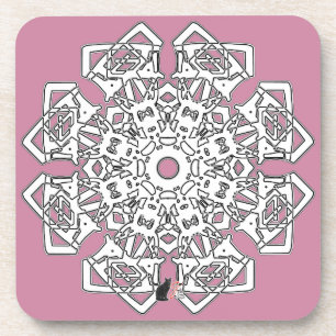 Respecter le Dessous de verre Octa Glyph Dawn