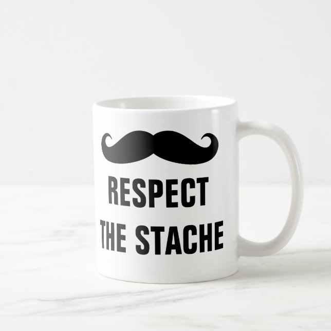 Respectez la tache drôle de tasse de café pour hom (Droite)