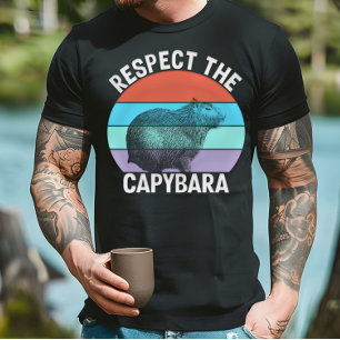 Respectez Le T-shirt Capybara Funny Capybara Lover
