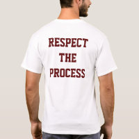 Respectez le T-shirt des hommes de processus de |