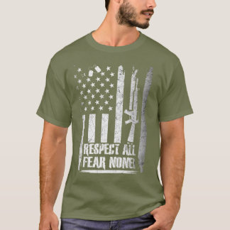 Respekt Alles - Angst Keine! Militär T-Shirt