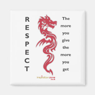 Respekt-Drache-Magnet Magnet