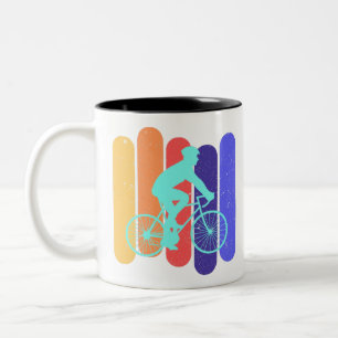 RESPEKT FAHRRAD ZWEIFARBIGE TASSE