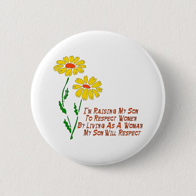Respekt-Frauen Button (Vorderseite)