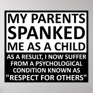 Respekt für andere lustiges Plakat