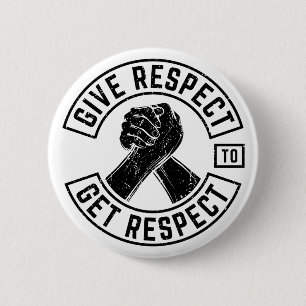 Respekt für den Respekt MC Biker Inspiration Button
