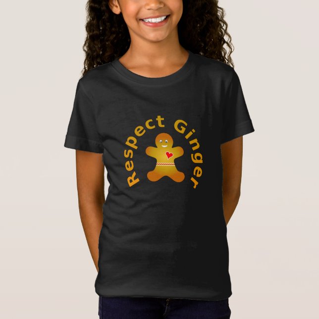 Respekt-Ingwer, der nicht Ingwer respektieren T-Shirt (Vorderseite)