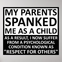 Respekt vor anderen Funny Poster