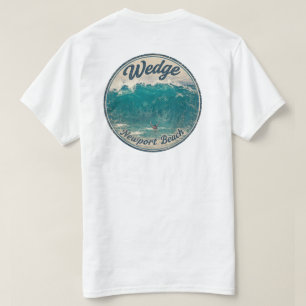 Respekt vor den Wellen - Wedge, Newport Beach, Kal T-Shirt