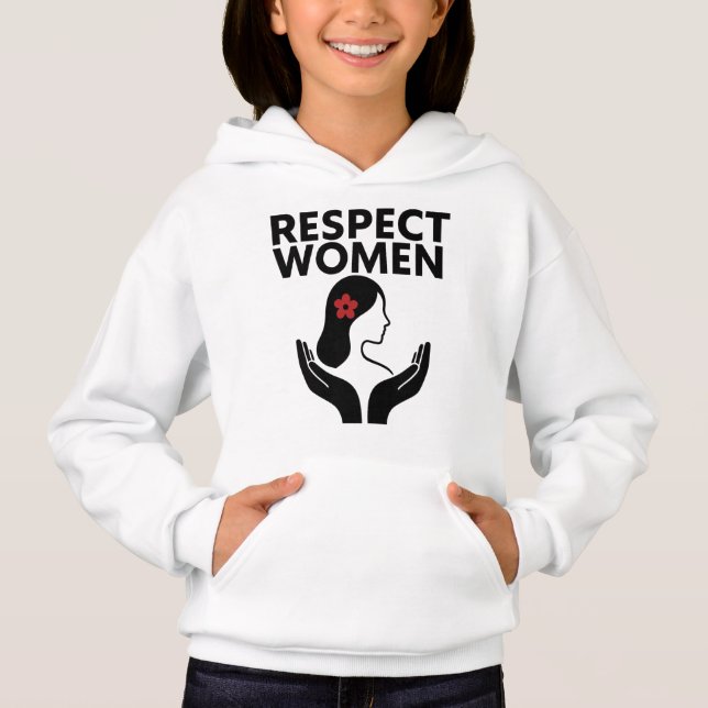 Respektfrau Hoodie (Vorderseite)