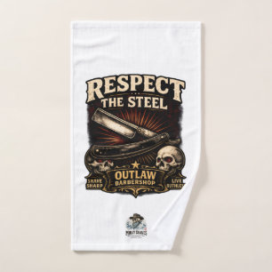 Respektiere das Stahl-Handtuch Handtuch