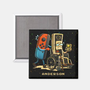 Respektiere deine Älteren Gaming Steuerung Retro L Magnet