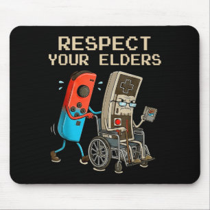 Respektiere deine Älteren Retro-Gaming-Controller Mousepad
