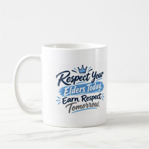 Respektiere Deine Älteren Tasse   Großeltern-Gesch