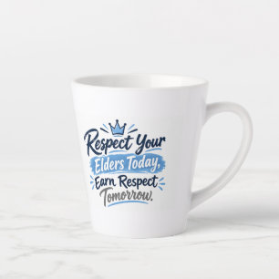Respektiere Deine Älteren Tasse Großeltern-Gesch