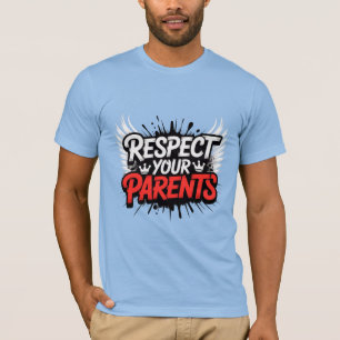 Respektiere deine Eltern — Inspirierendes Herren-T T-Shirt