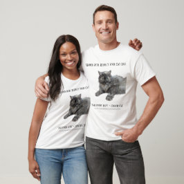 Respektiere deine Katze von RoseWrites T-Shirt
