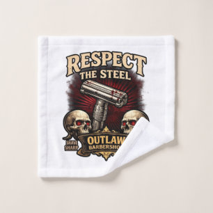 Respektiere den Stahl DE Waschlappen