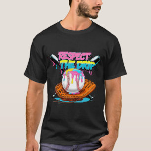 Respektiere den Tropfen Bysebyll Byt Handschuh Eis T-Shirt
