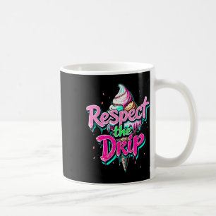 Respektiere den Tropfen Bysebyll Eistüten-Tropfen  Kaffeetasse