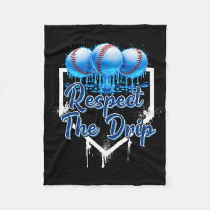 Respektiere den Tropfen Bysebyll Home Plate Tropf Fleecedecke