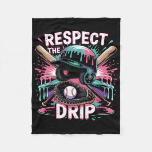 Respektiere den Tropfen Bysebyll Ice Cream Drip He Fleecedecke