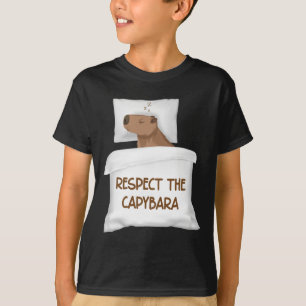 Respektieren der Capybara Offizielle Schlaf Nacht  T-Shirt