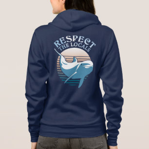 Respektieren der Einheimischen - Dolphin Awareness Hoodie
