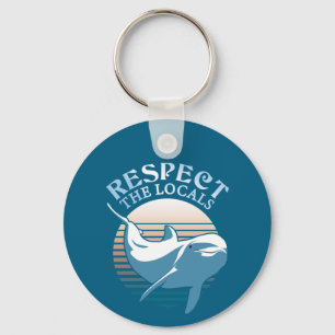 Respektieren der Einheimischen - Dolphin Awareness Schlüsselanhänger