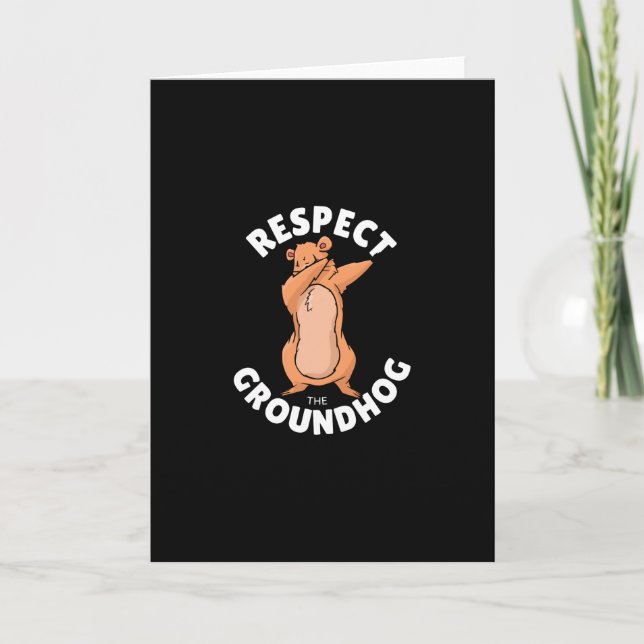 Respektieren des Bodenhogs Karte (Vorderseite)