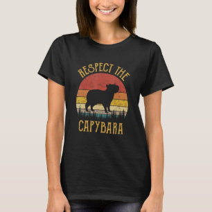 Respektieren des Capybara-Nagers T-Shirt
