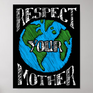 Respektieren des Klimawandels auf dem Niedlichen P Poster