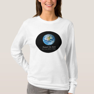 Respektieren des Shirts der Erde