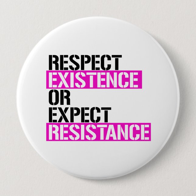 Respektieren Existenz oder erwartete Resistenz - R Button (Vorderseite)