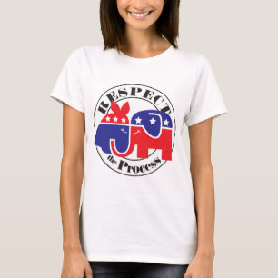 Respektieren Sie das Prozesslicht T-Shirt