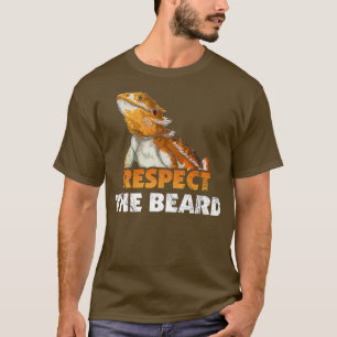 Respektieren Sie das T-Shirt des sonnigen Bartdrac