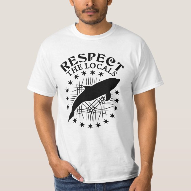 Respektieren Sie das Zitat der Einheimischen - Dol T-Shirt (Vorderseite)