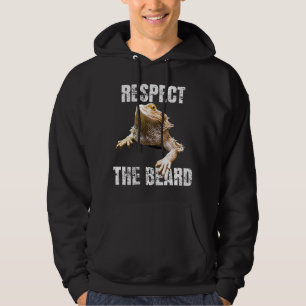 Respektieren Sie den bärtigen Drachen Hoodie