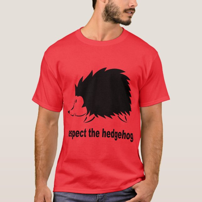 Respektieren Sie den Igel T-Shirt (Vorderseite)