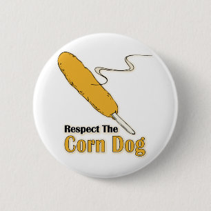 Respektieren Sie den Mais-Hund? Button