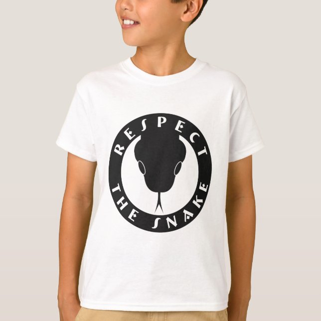 Respektieren Sie den Schlangen-KinderT - Shirt (Vorderseite)