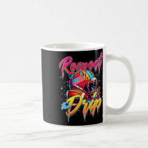 Respektieren Sie den Tropfen Football Ice Cream Tr Kaffeetasse