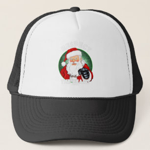 Respektieren Sie den Weihnachtsmann Weihnachten Truckerkappe