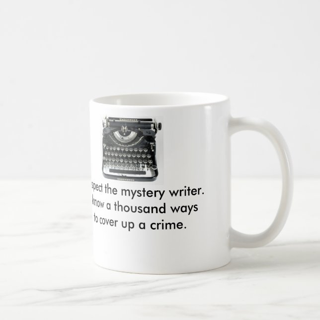 Respektieren Sie die Geheimnis-Verfasser-Tasse Kaffeetasse (Rechts)