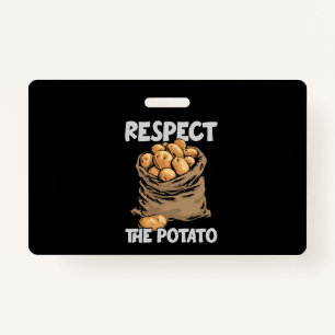 Respektieren Sie die Kartoffel Funny Root Pflanzka Ausweis