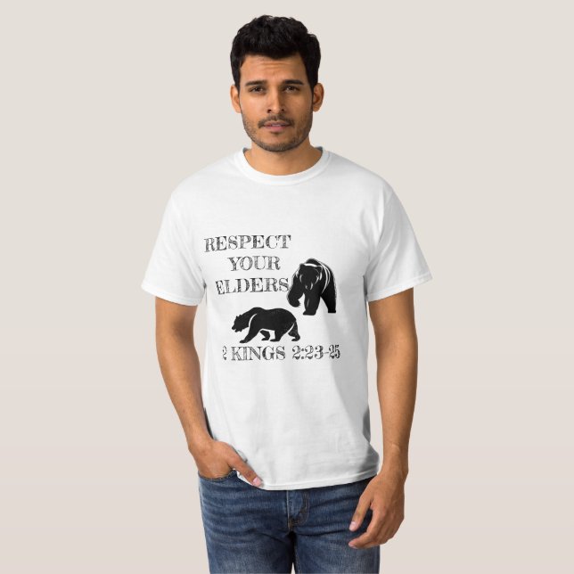 Respektieren Sie Ihre Ältesten T-Shirt (Vorne ganz)